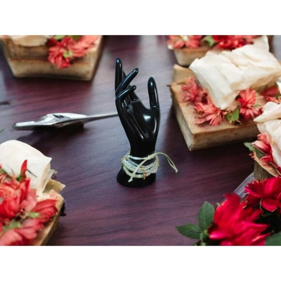 Boho Evil Eye & Hamsa Hand Beaded Bracelets Set For Women - Picture 9 of 12